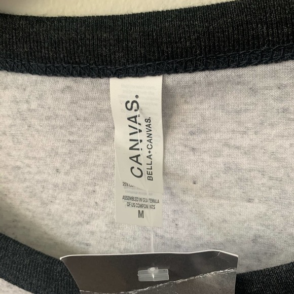 Pride Rainbow Washington DC Alexandria Adult Genderless Baseball Tee Medium - Picture 3 of 5